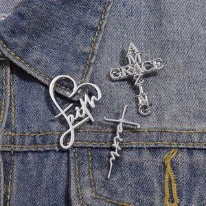 Amazing Grace - Faith - Cross Lapel Pin's (SKU # 0431)